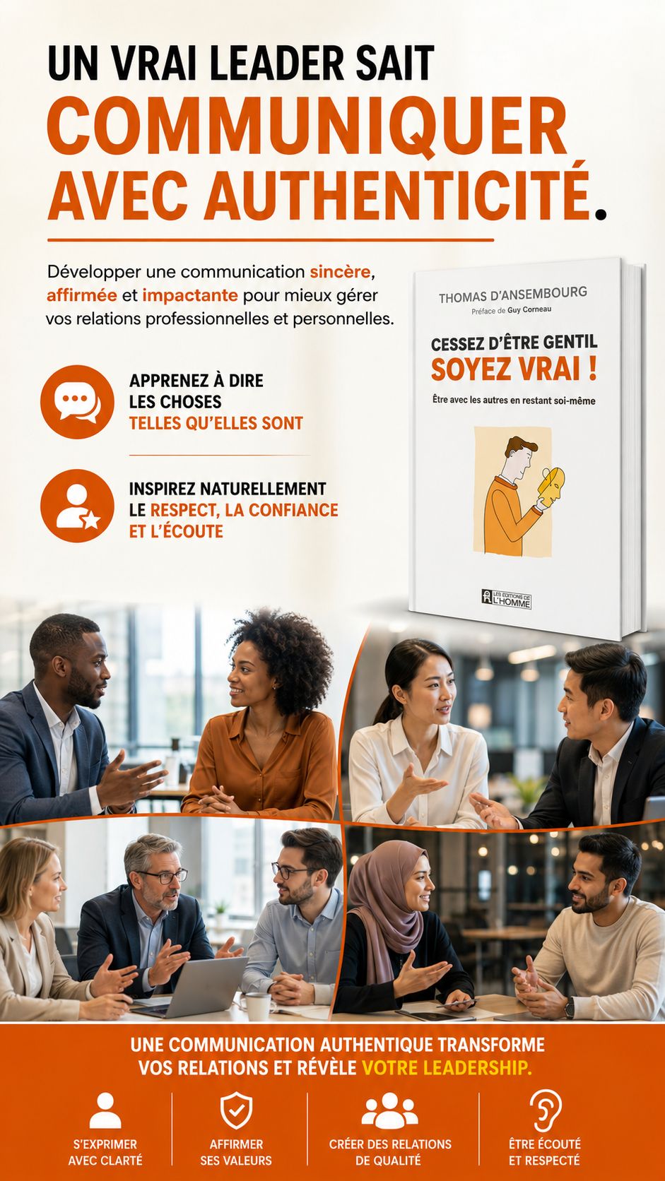 Cessez d’être gentil, soyez vrai ! — Thomas d’Ansembourg