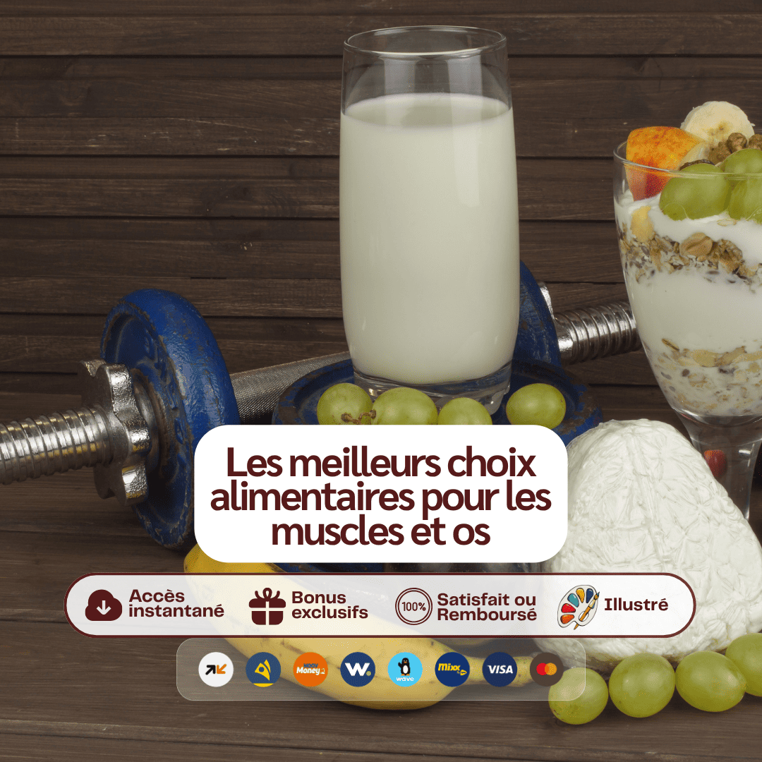 Apprends à renforcer tes os et muscles grâce à de meilleurs choix alimentaires