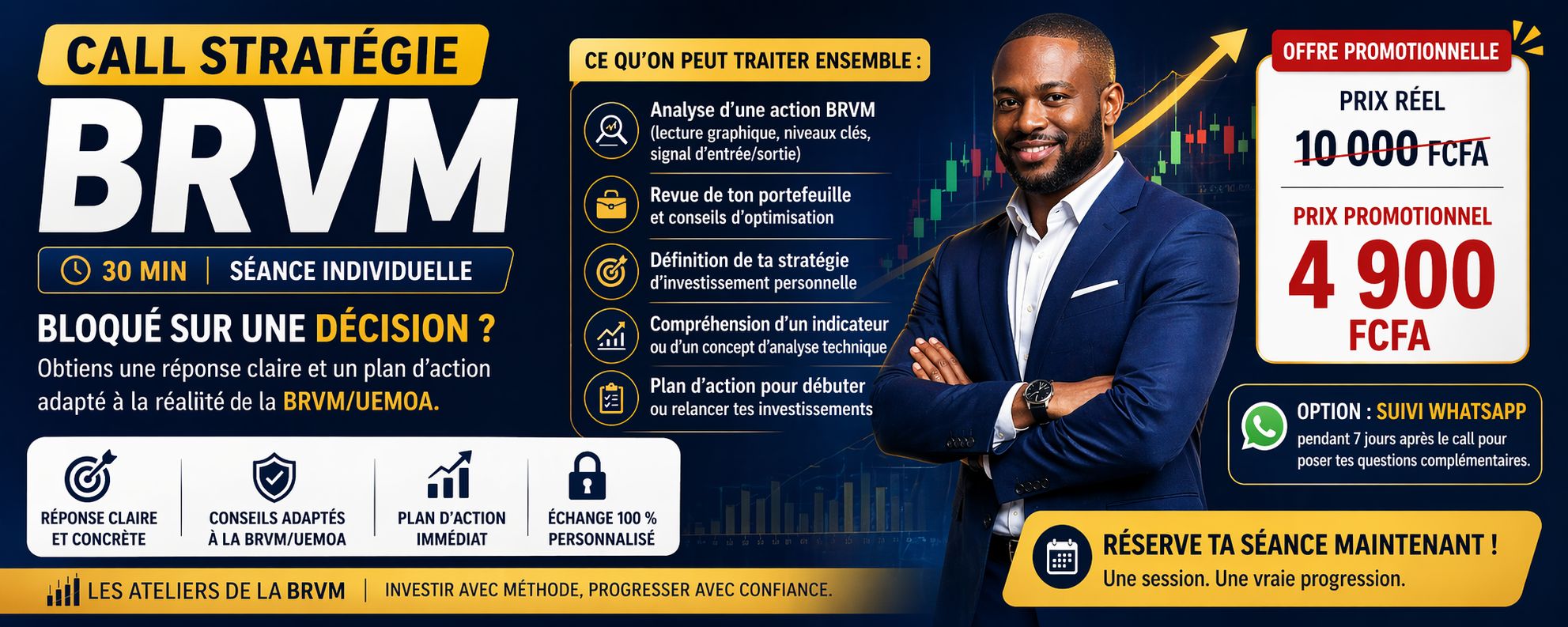 Call Stratégie BRVM – 30 min | Séance individuelle