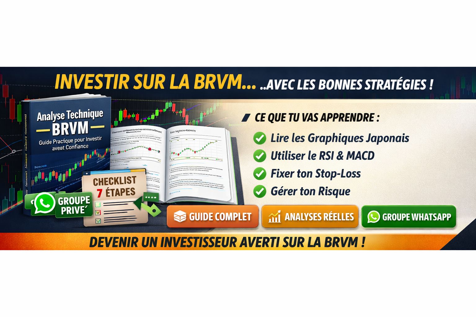 BRVM : Le Guide Complet de l'Analyse Technique pour Investir avec Méthode