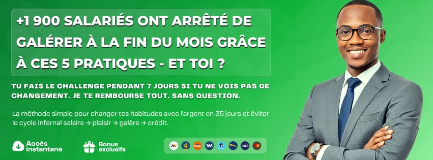 En 35 jours, je t'apprends à garder et épargner ton argent avec 5 pratiques quotidiens simples