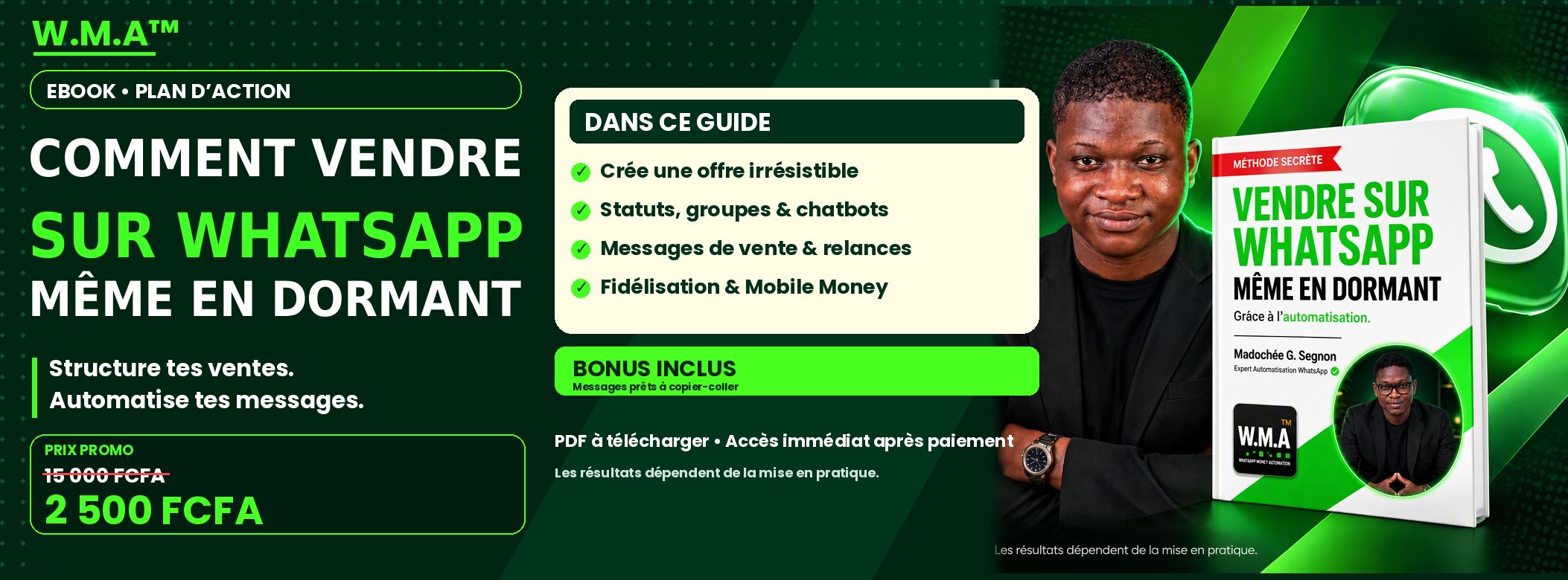 Comment vendre sur WhatsApp même en dormant