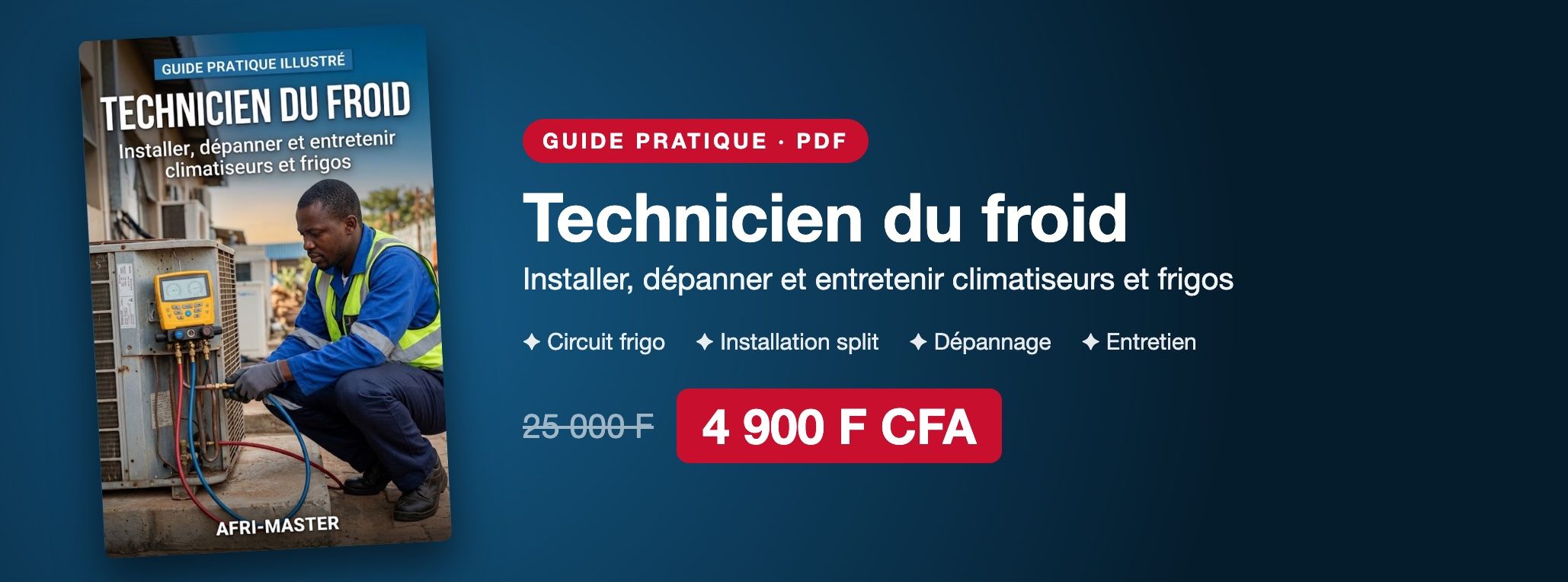 Technicien du froid : installer, dépanner et entretenir climatiseurs et frigos