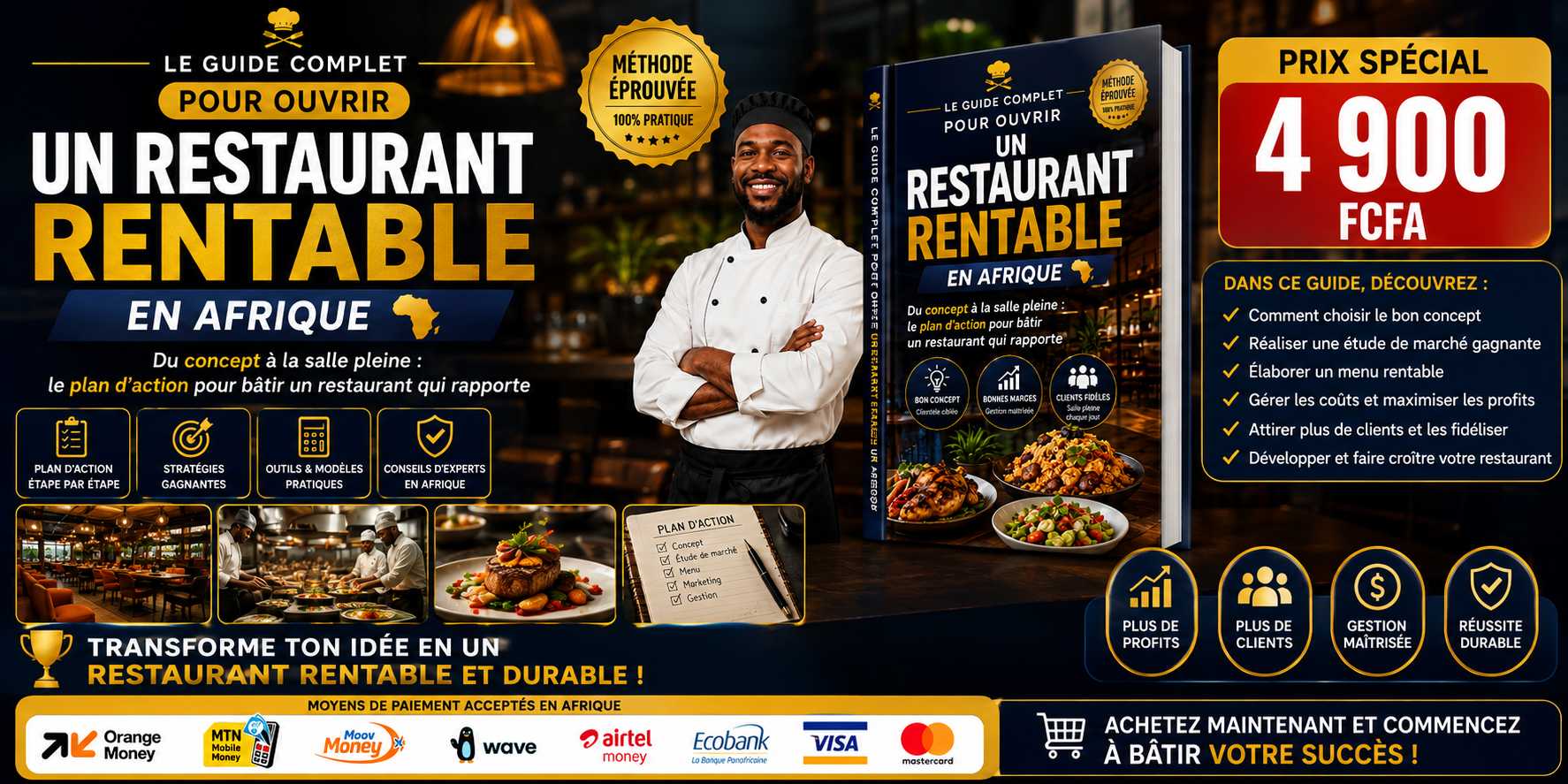 Le guide complet pour ouvrir un restaurant rentable en Afrique