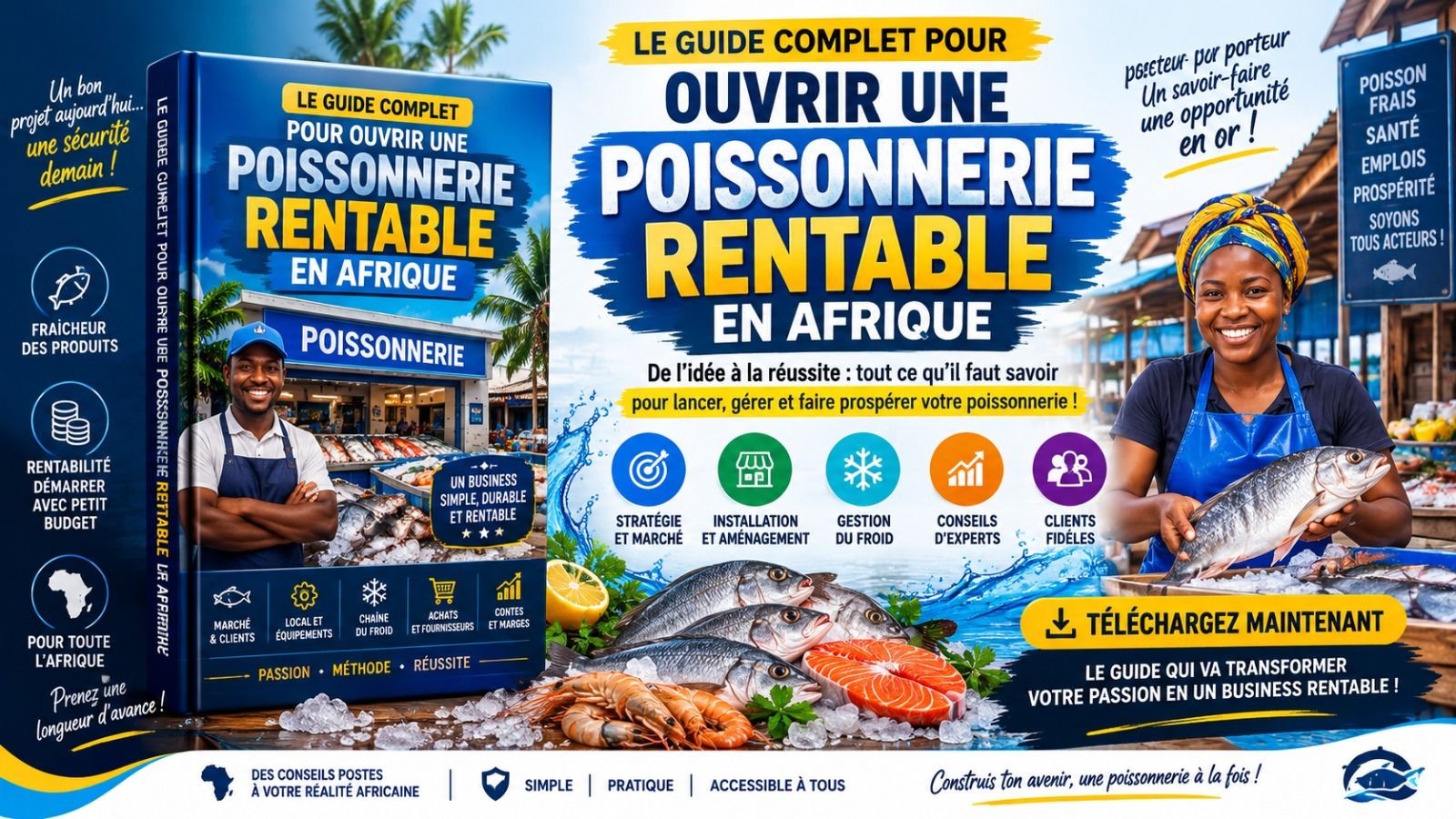 Le guide complet pour ouvrir une poissonnerie rentable en Afrique