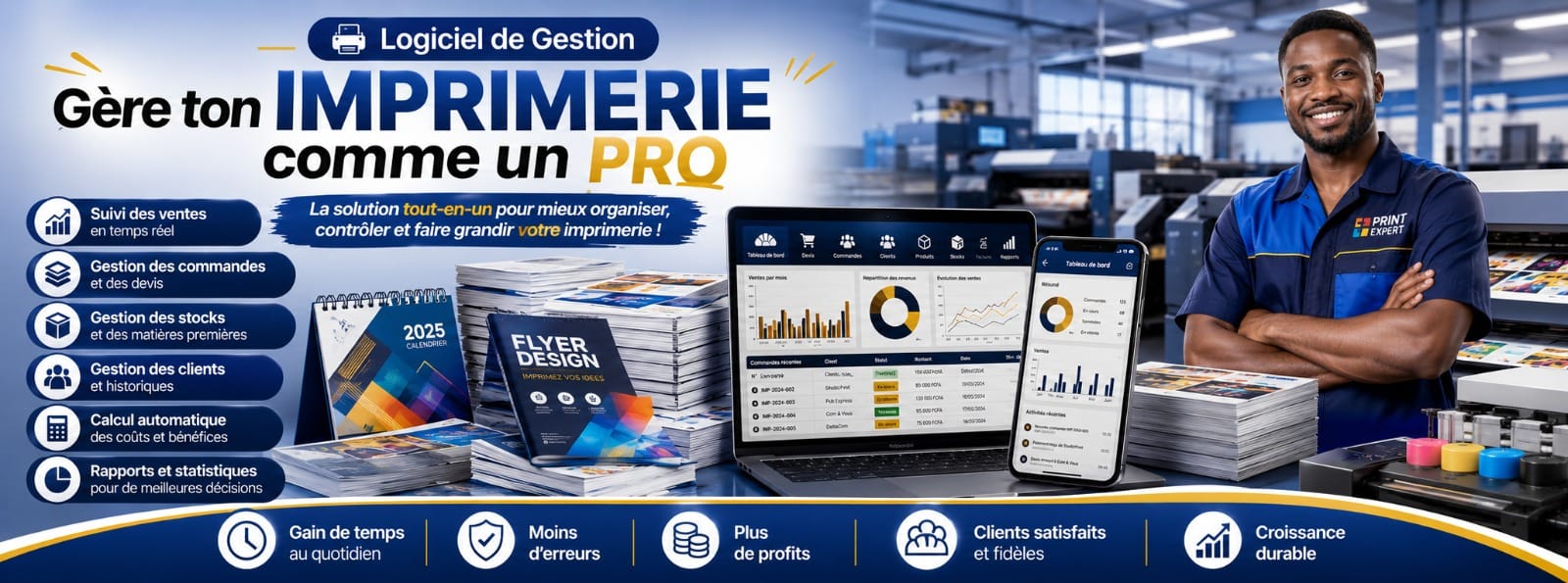 Gère ton Imprimerie comme un Pro
