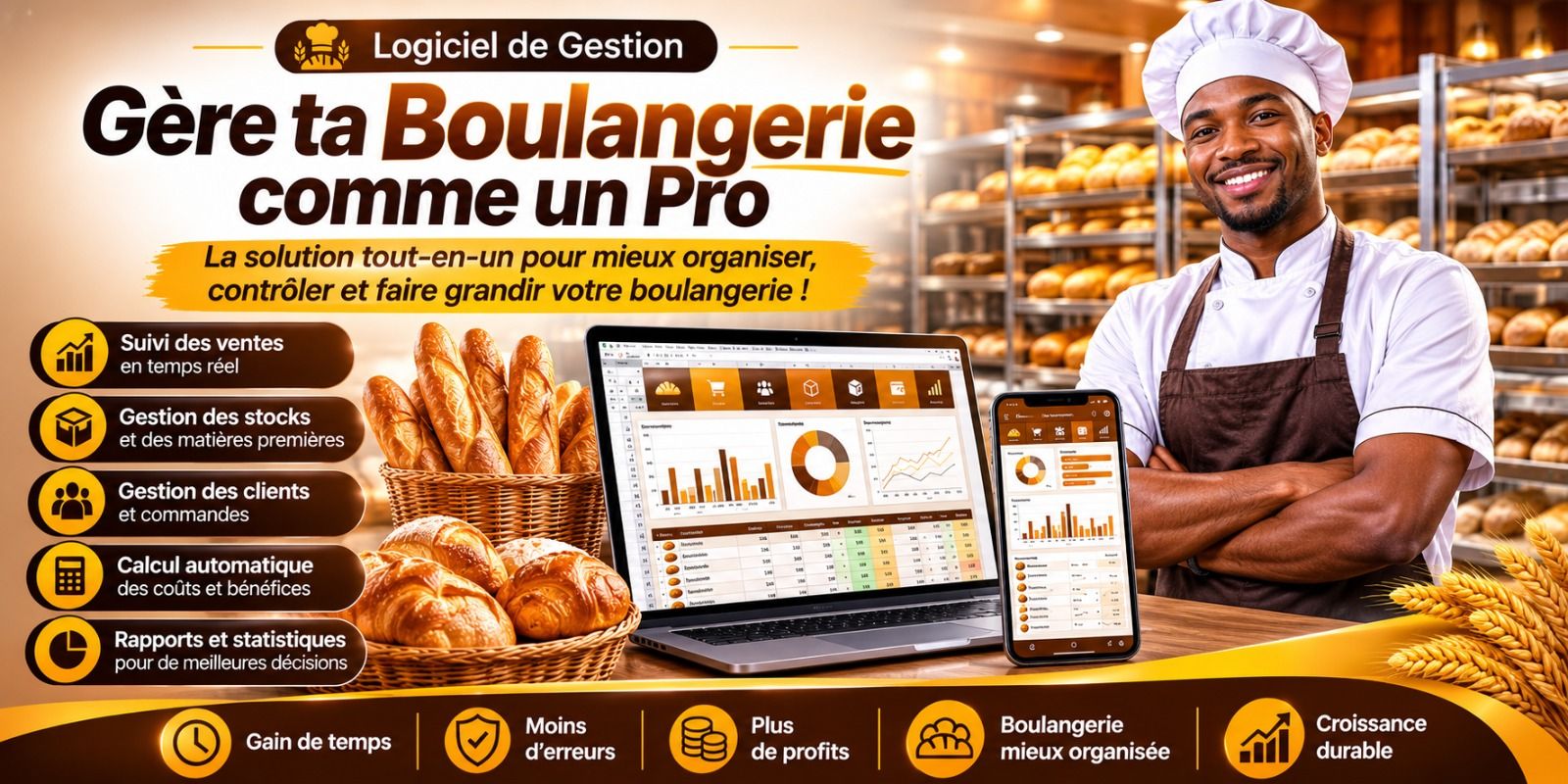 Logiciel de Gestion Boulangerie-Pâtisserie