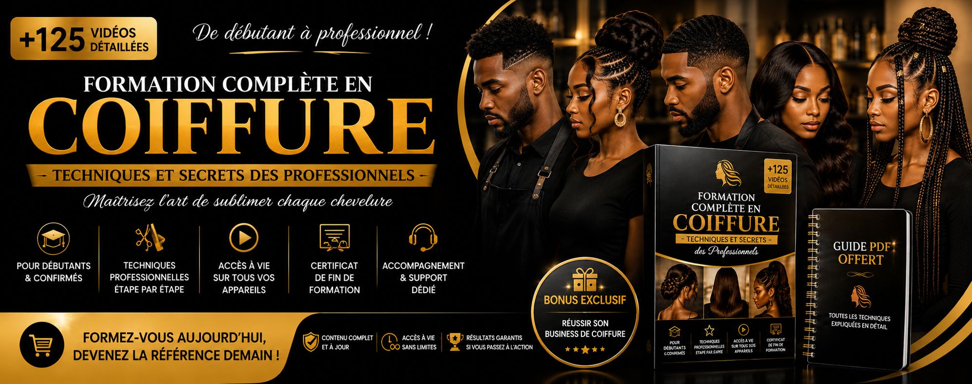 Formation complète en Coiffure – Techniques et Secrets des Professionnels