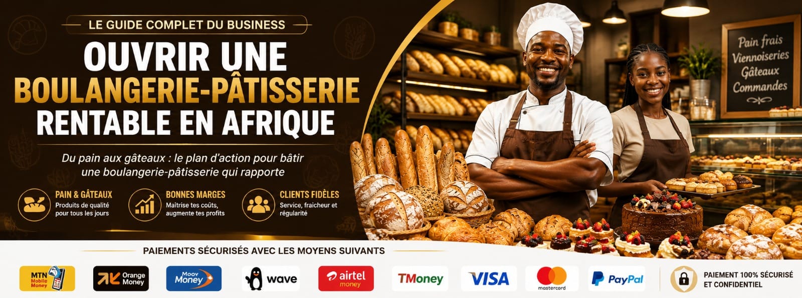 Le guide complet pour ouvrir une boulangerie-pâtisserie rentable en Afrique