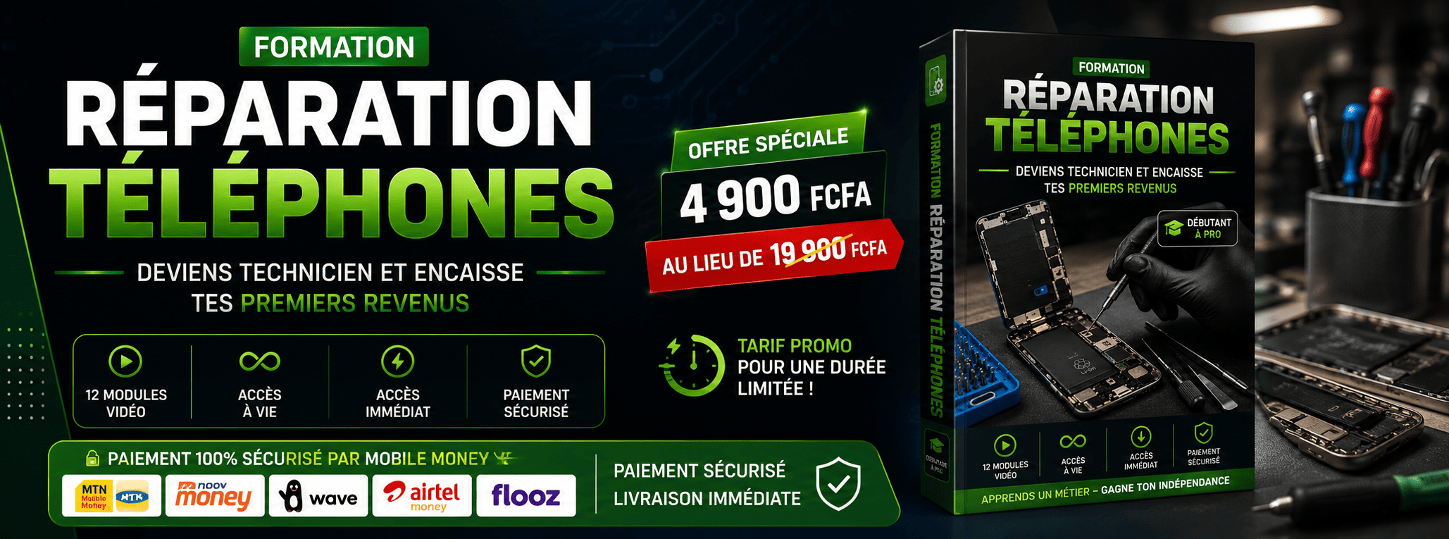 🔧 Apprenez à Réparer les Téléphones et Transformez Cette Compétence en Source de Revenus