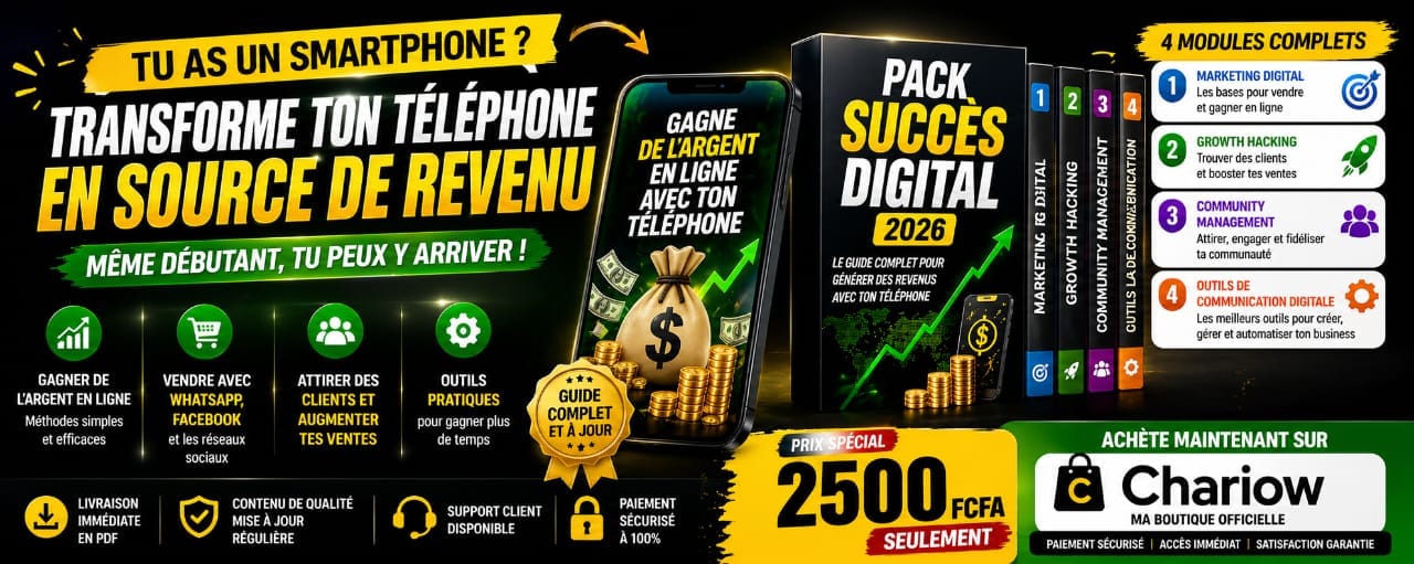PACK SUCCES DIGITAL 2026