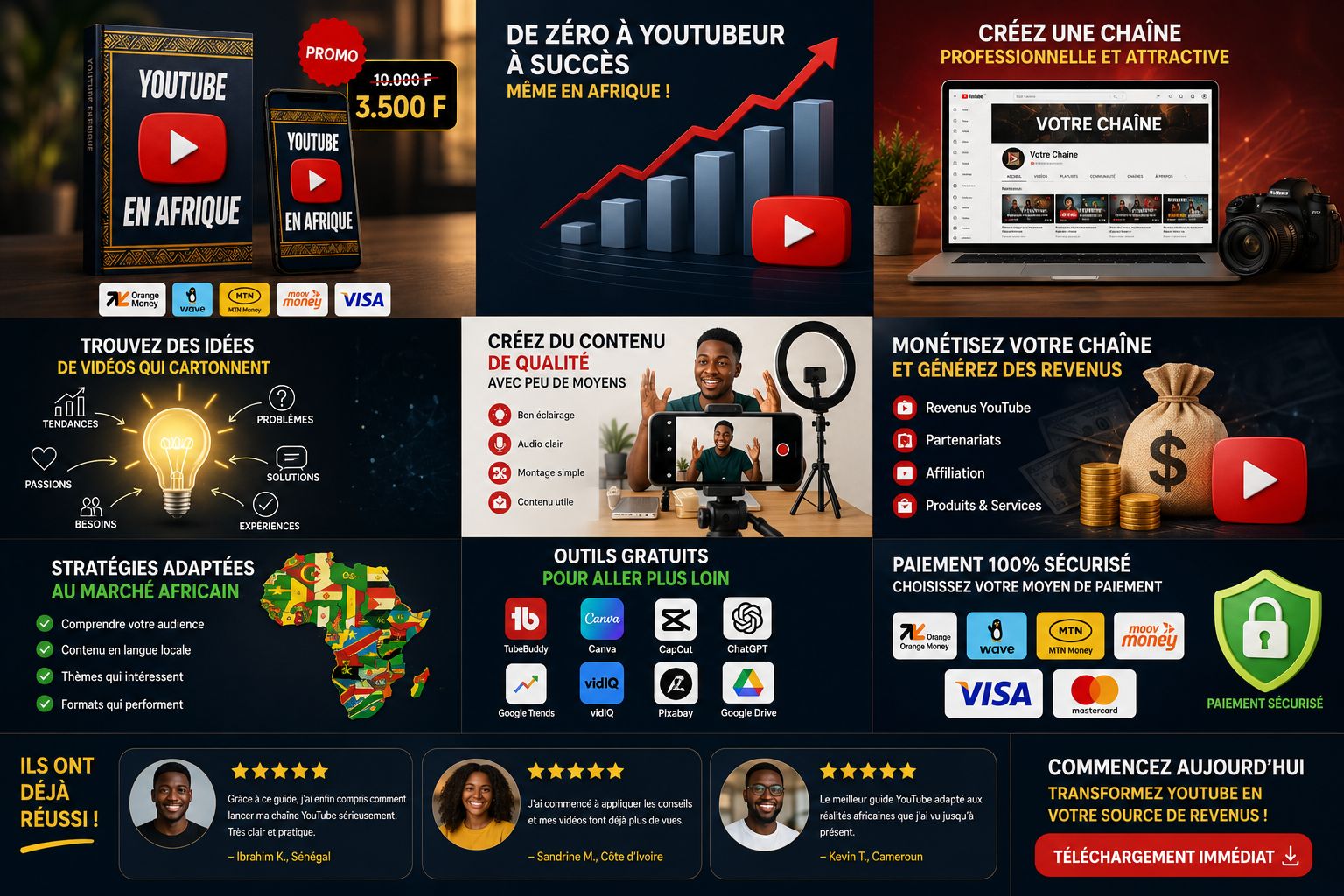 Devenez un YouTubeur à Succès, Même en Afrique !