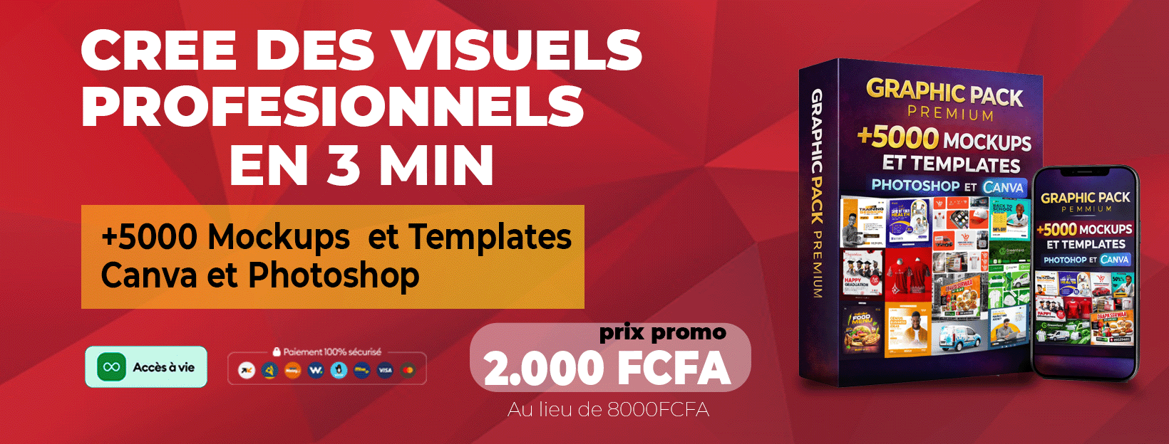 CREE DES VISUELS PROFESSIONNELS EN 3 MIN