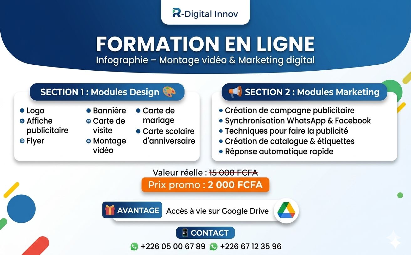 Formation Complète en Infographie & Montage Vidéo : Stratégies Marketing Innovantes