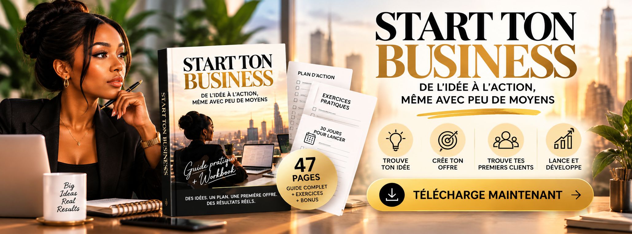 START TON BUSINESS — Lance ton premier business avec peu de moyens