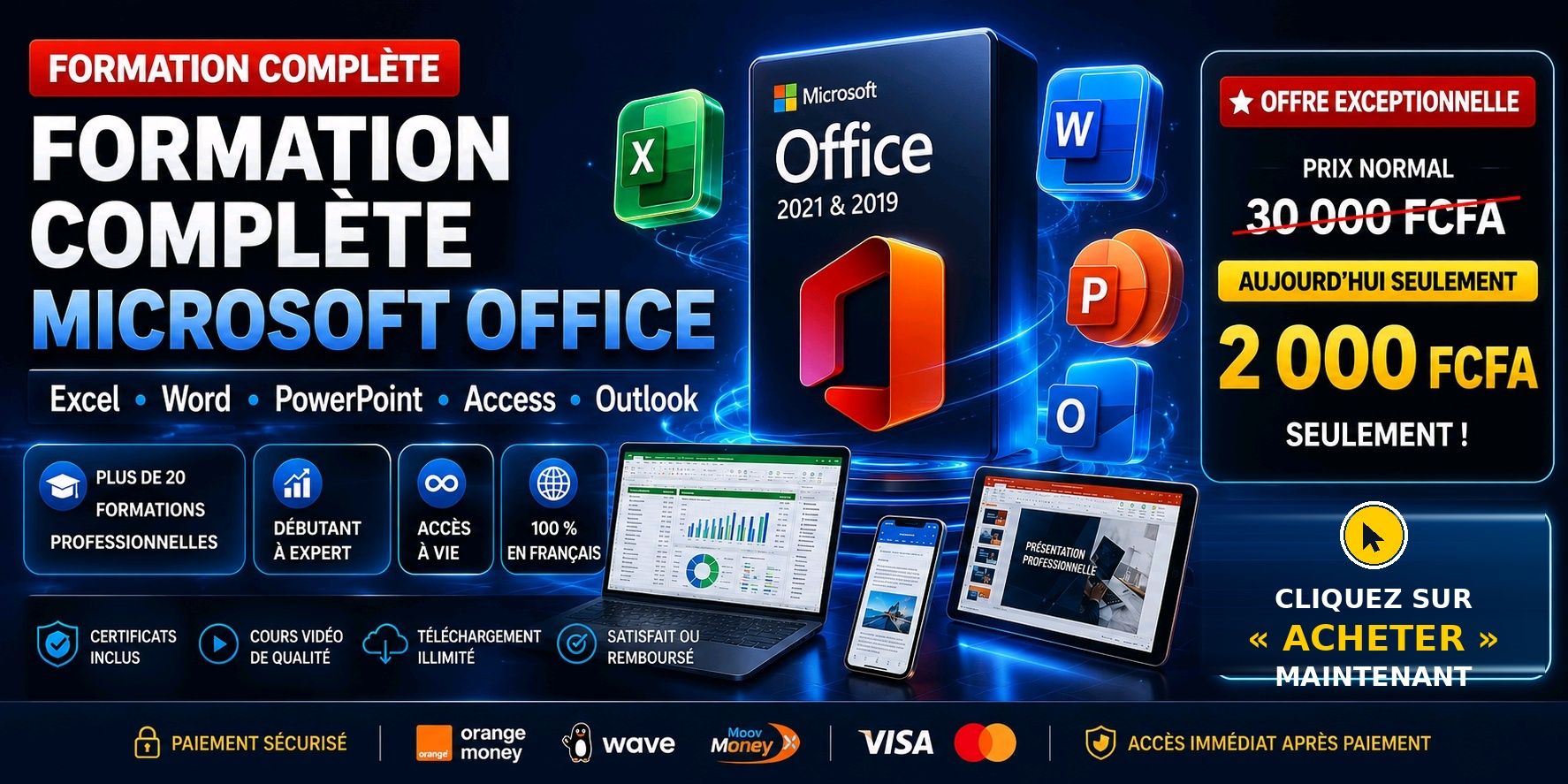 FORMATION MICROSOFT OFFICE COMPLÈTE
