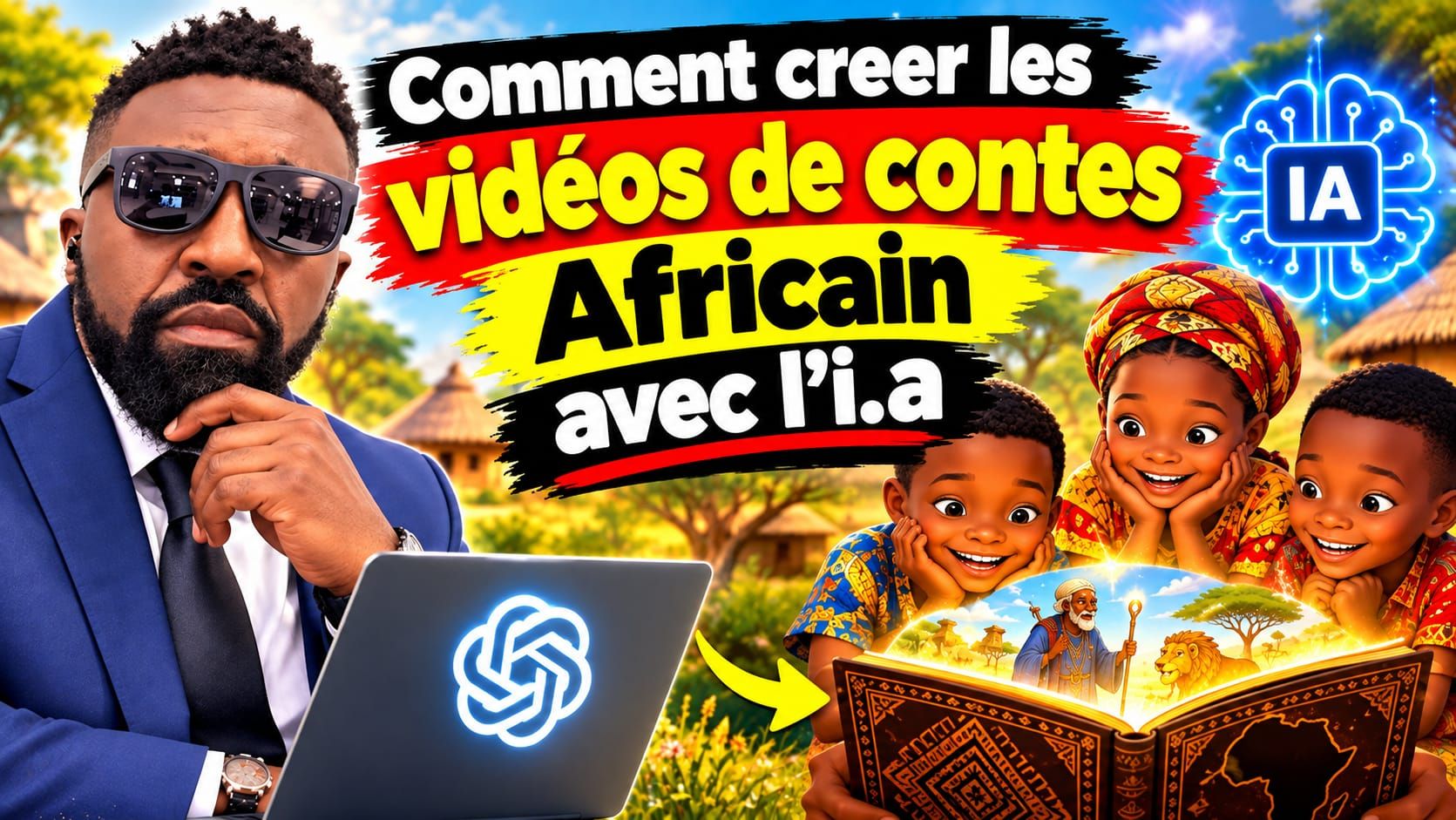 FORMATION : CREER DES CONTES AFRICAINS AVEC L'IA