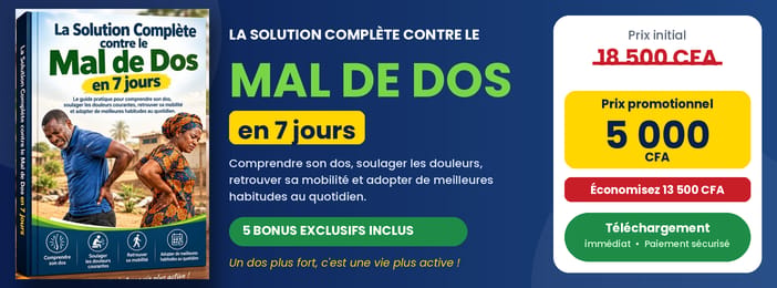 Solution complète contre le mal de dos en 7 jours