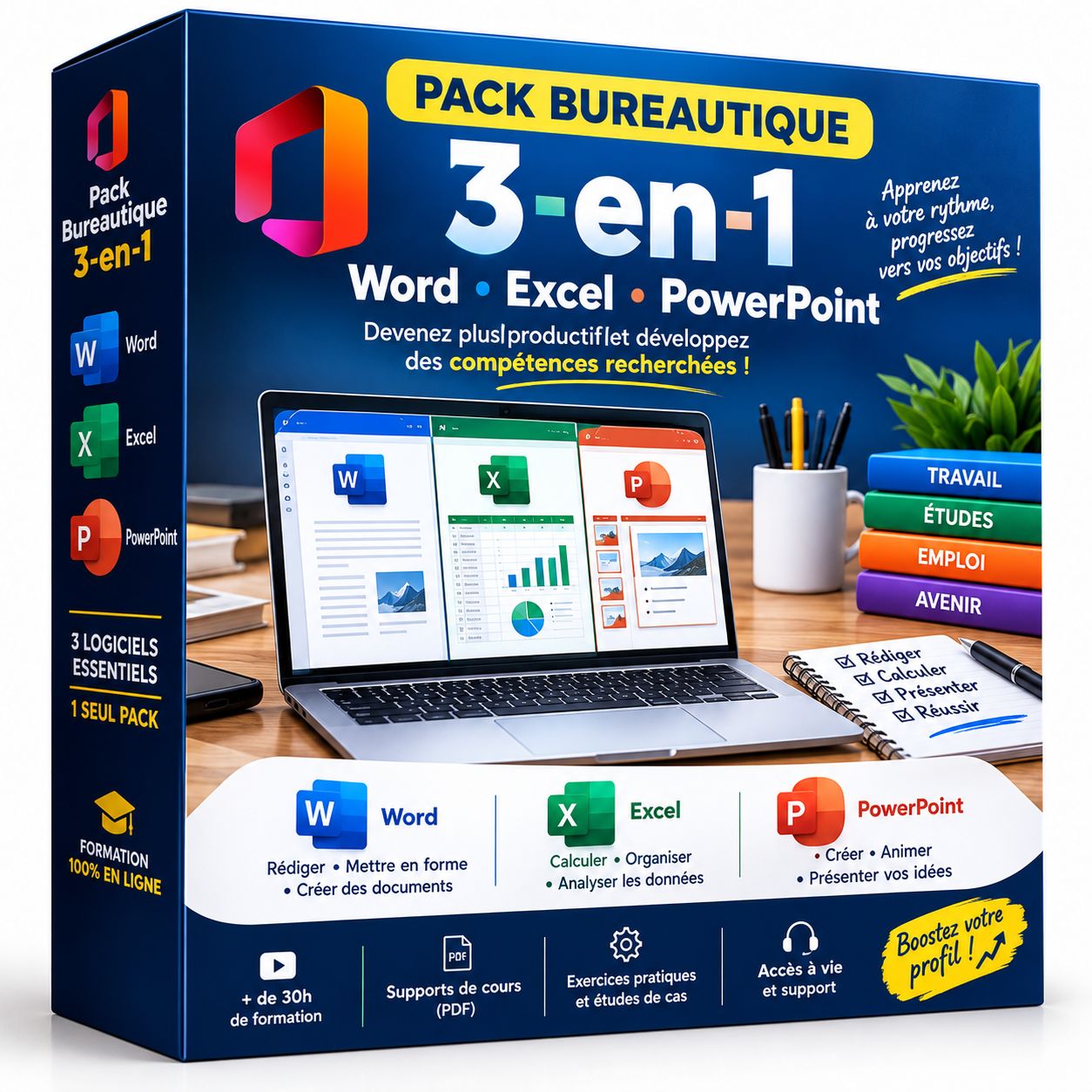 Pack Bureautique Complet : Word, Excel et PowerPoint
