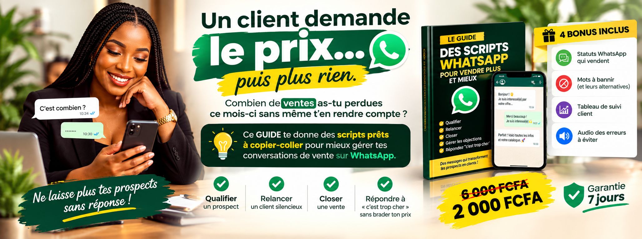 50 MESSAGES WHATSAPP QUI VENDENT
