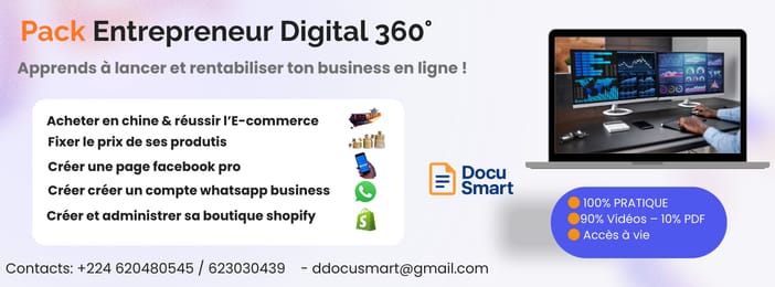 PACK ENTREPRENEUR DIGITAL 360°