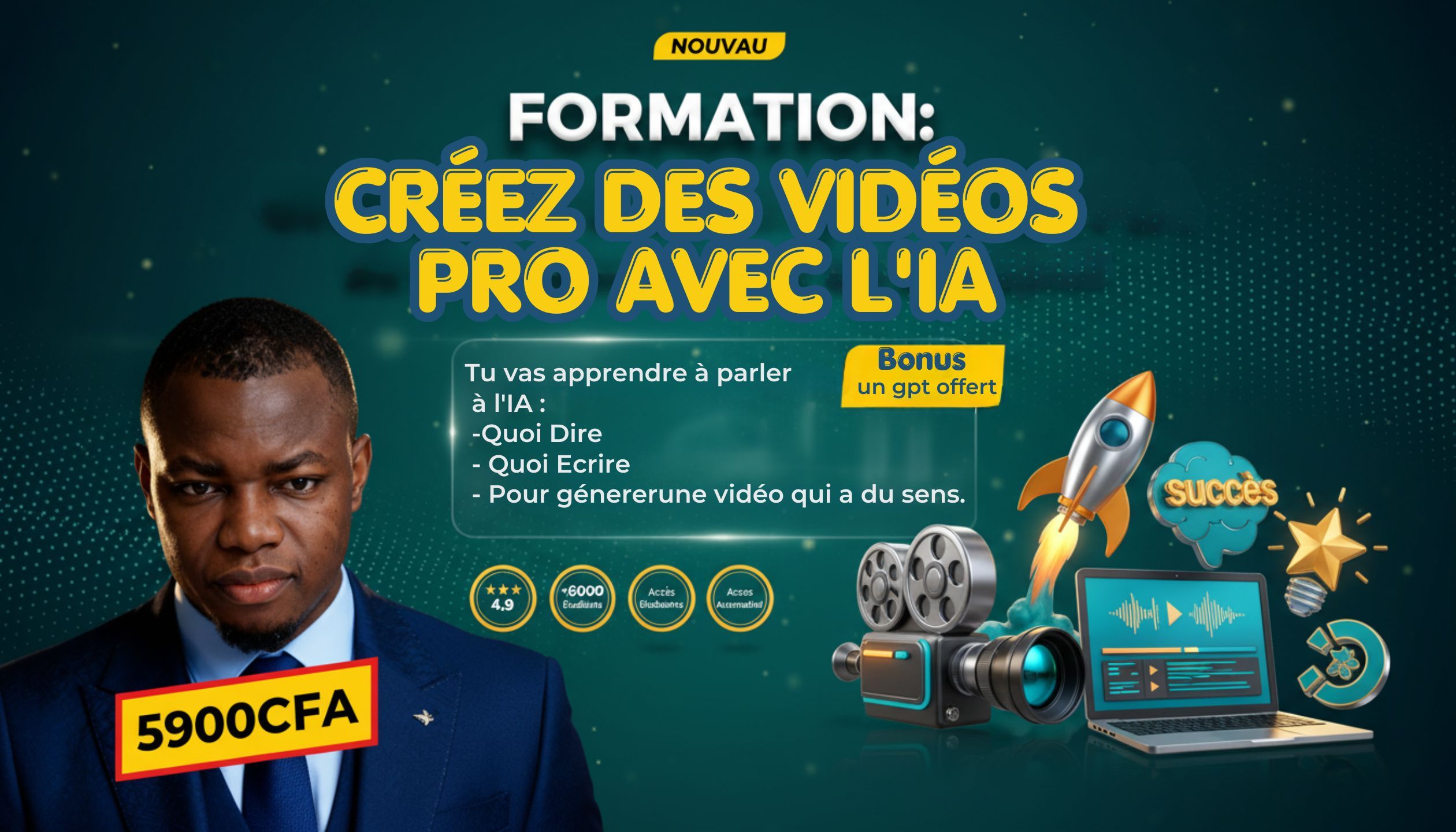 Formation : créez des vidéos pro avec l’IA