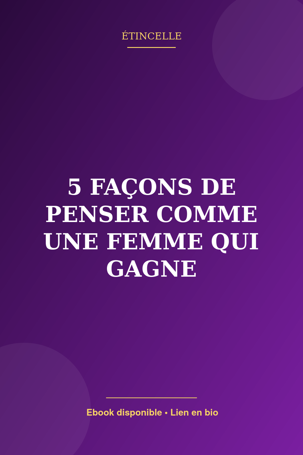 Dans la tête d'une businesswomen