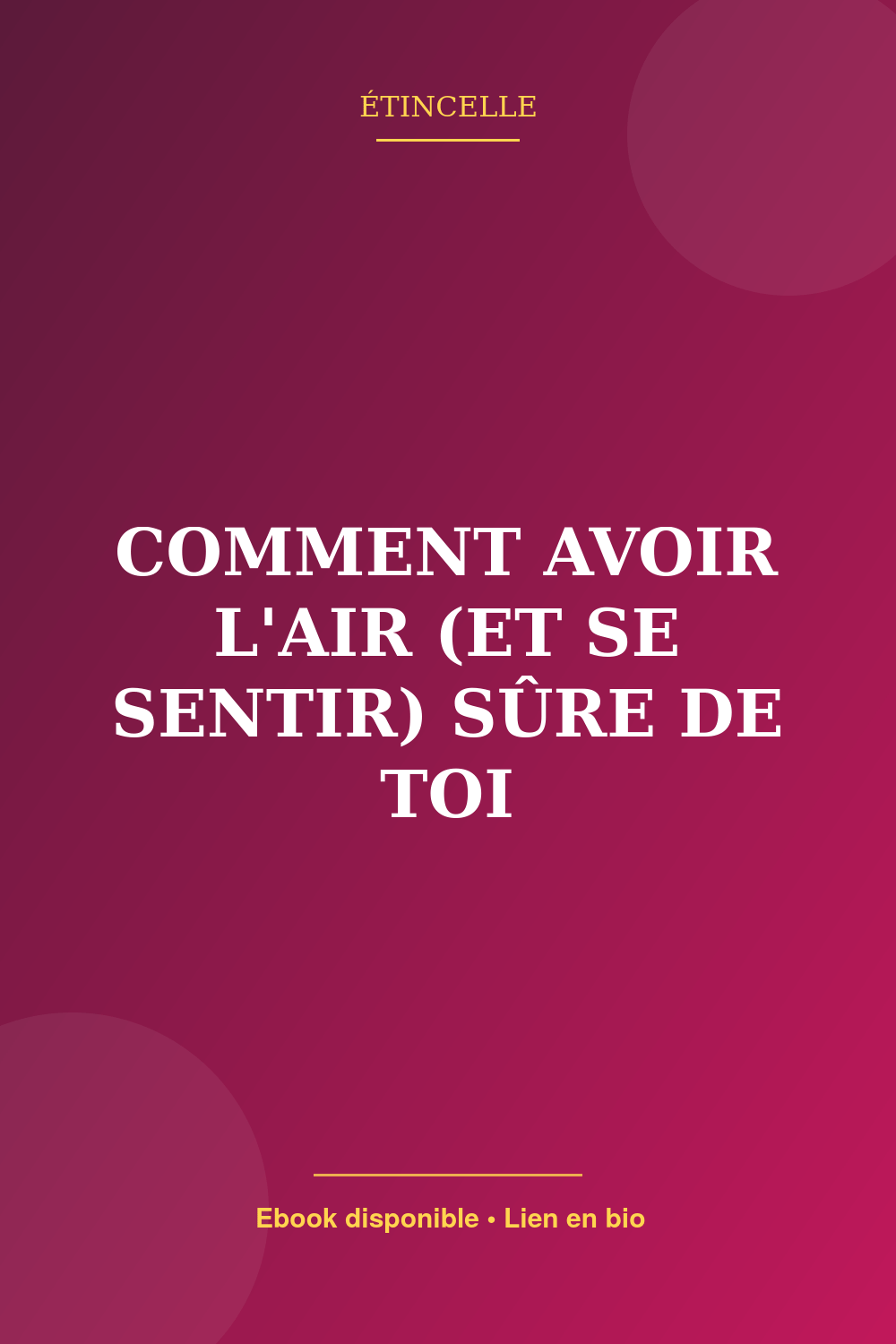 la femme sûr d'elle