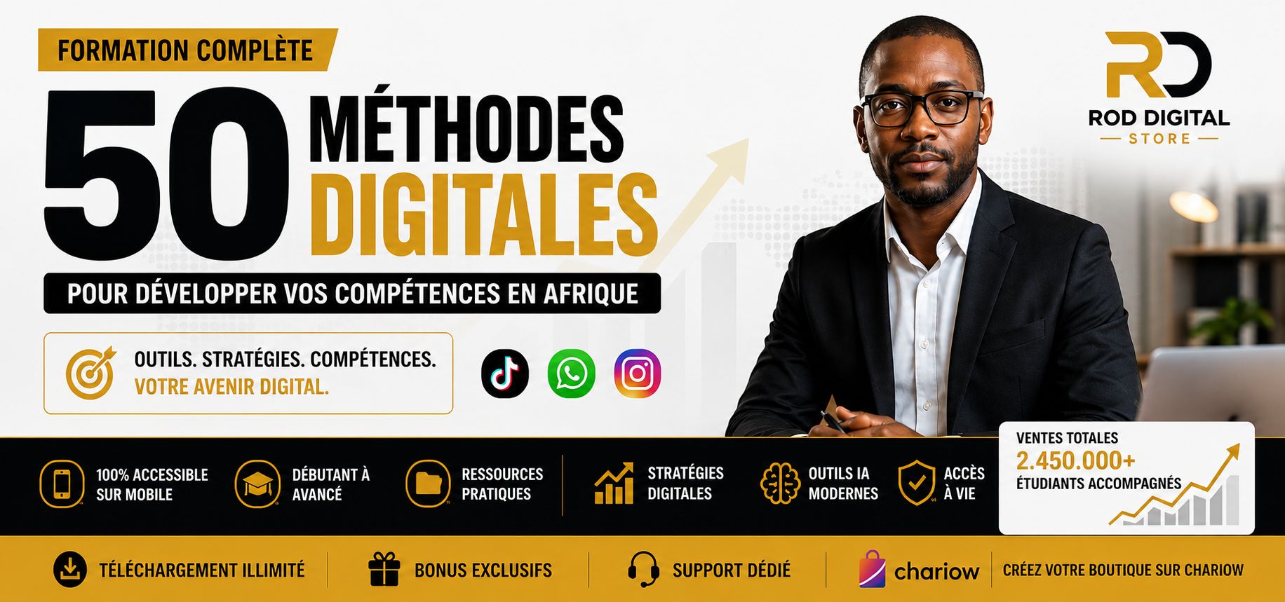 Boostez Vos Compétences Digitales en Afrique : 50 Méthodes Essentielles