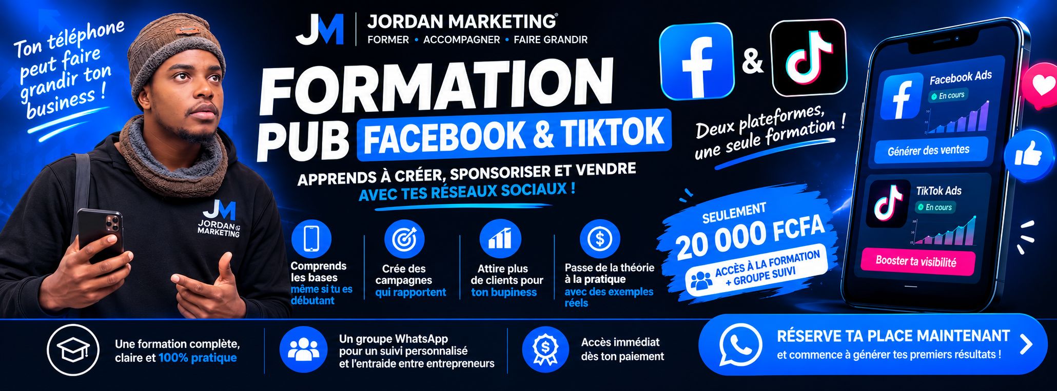 Formation publicité Facebook et TikTok