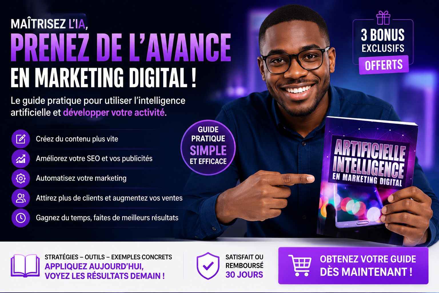 Le Guide Complet de l'Intelligence Artificielle pour le Marketing Digital