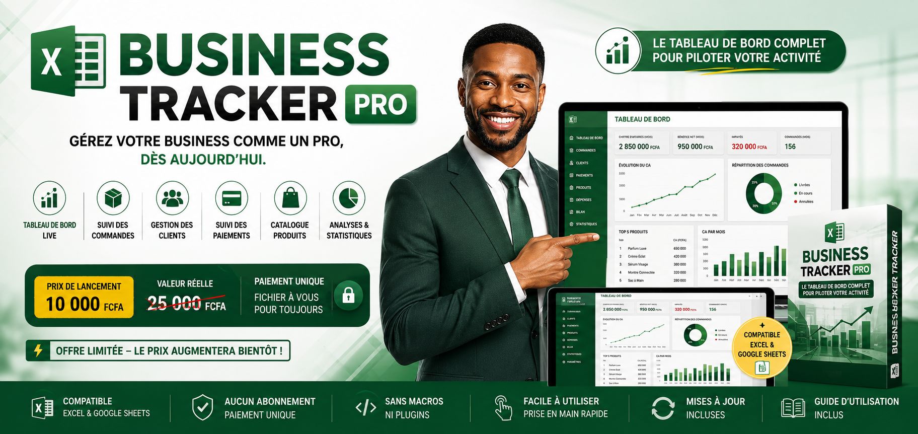 Logiciel Business Tracker Pro