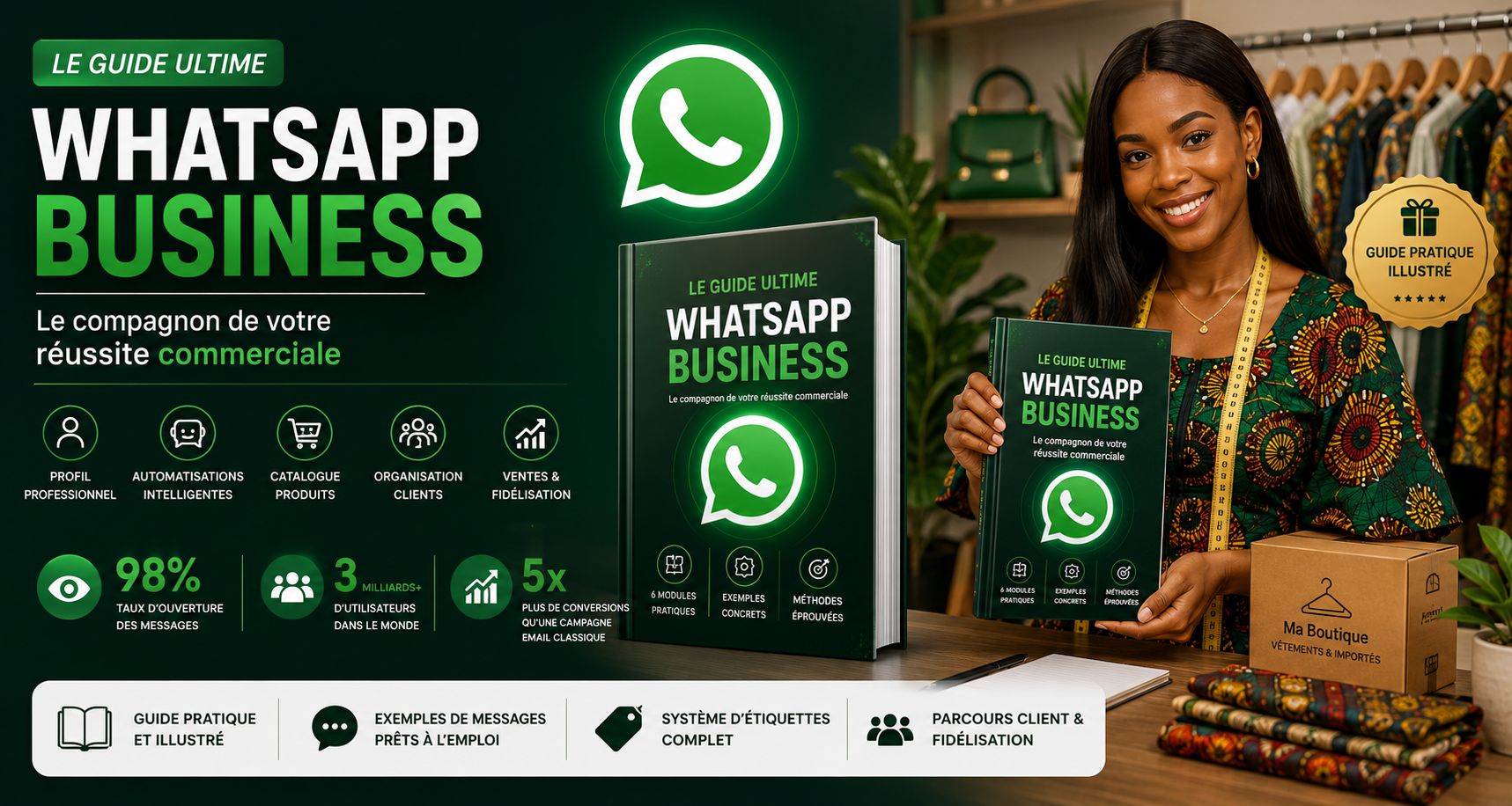 WhatsApp Business — Le Guide Ultime pour booster vos ventes et fidéliser vos clients