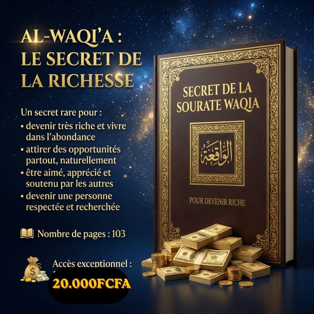 SECRET DE LA SOURATE WAQUIA POUR LA RICHESSE