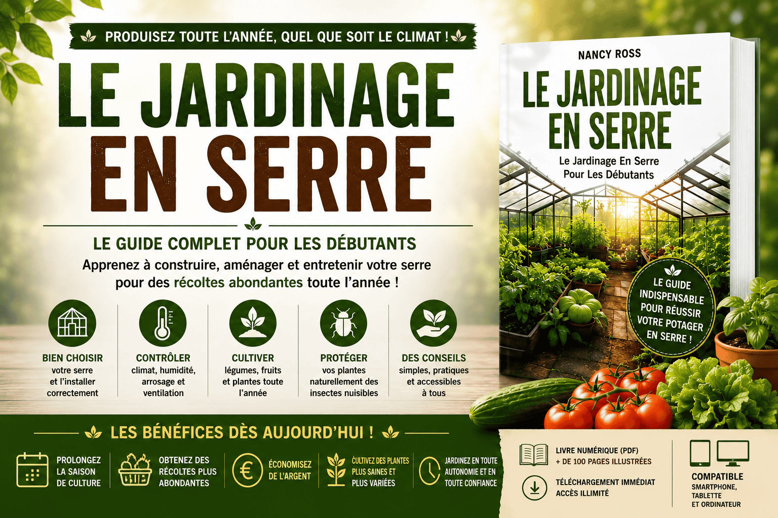 Le jardinage en serre: le jardinage en serre pour les débutants