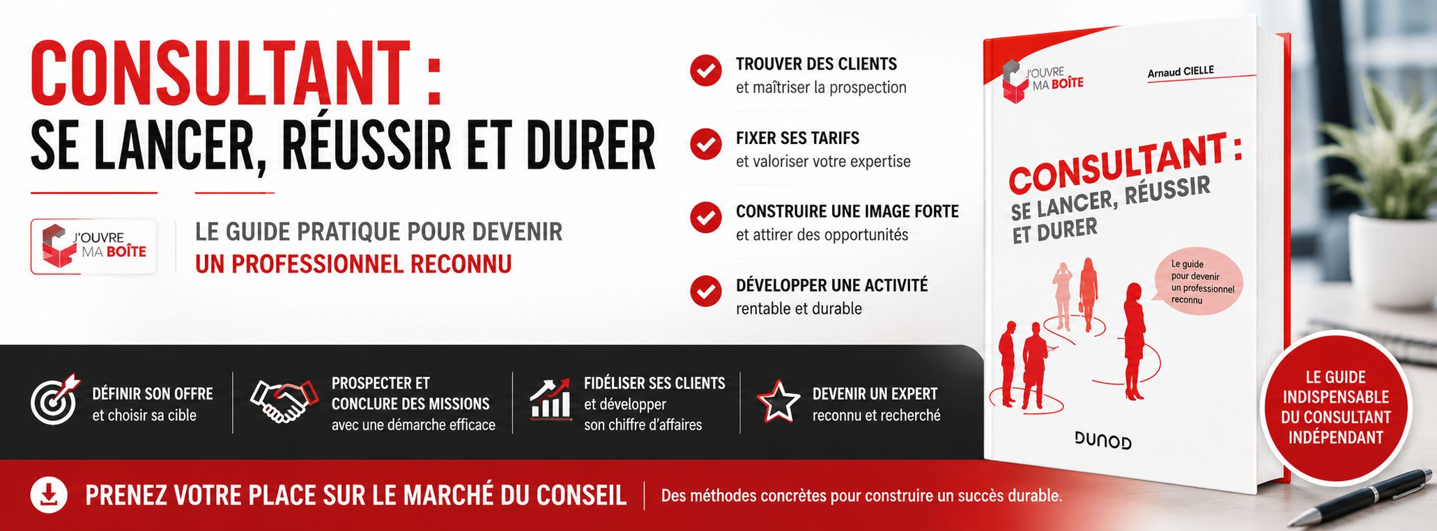 Consultant : se lancer, réussir et durer