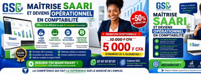𝗦𝗔𝗔𝗥𝗜 𝗖𝗼𝗺𝗽𝘁𝗮𝗯𝗶𝗹𝗶𝘁é 𝗠𝗮𝘀𝘁𝗲𝗿𝘆– 𝗽𝗮𝘀 à 𝗽𝗮𝘀