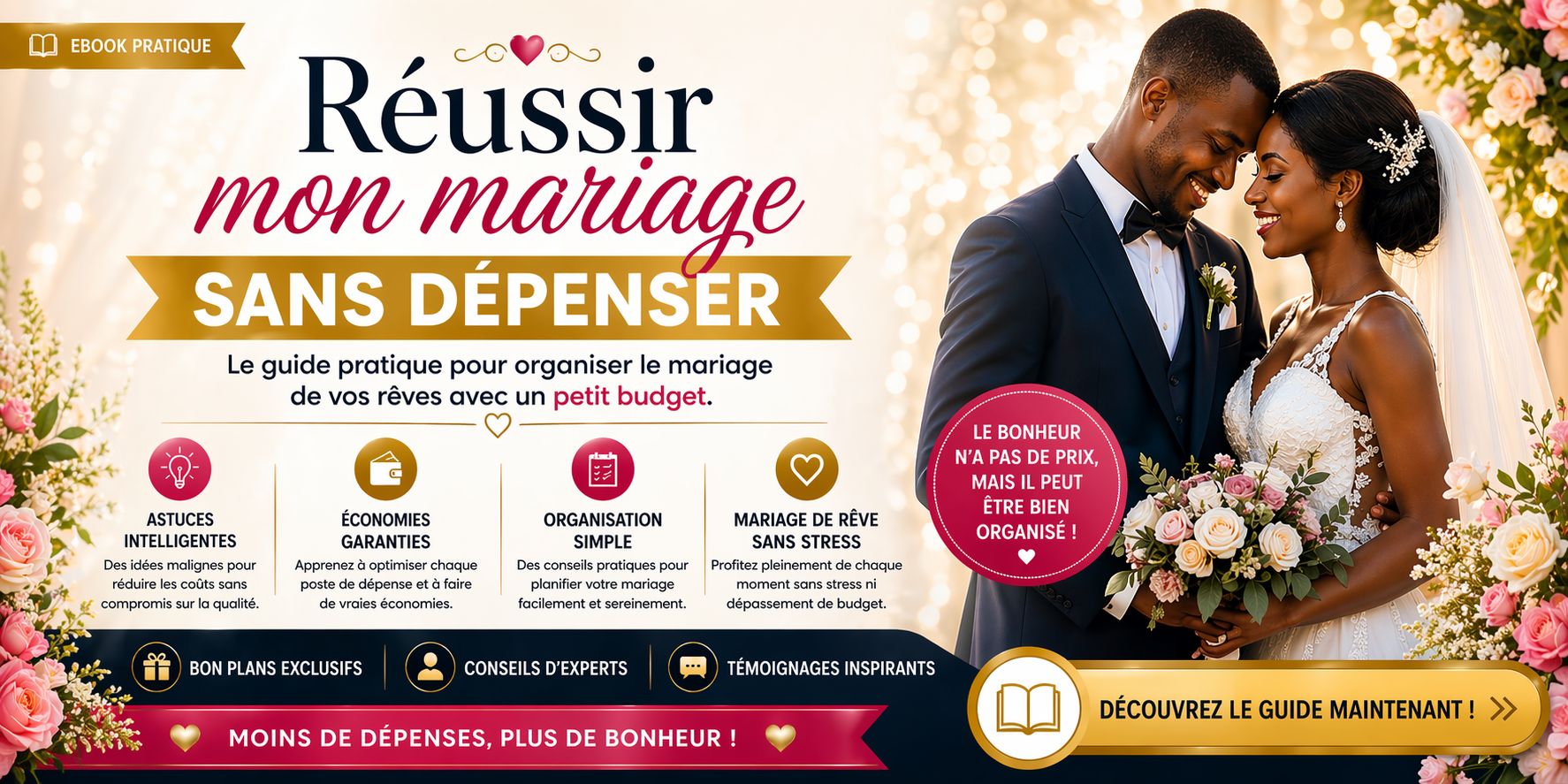 Réussir mon mariage sans dépenser