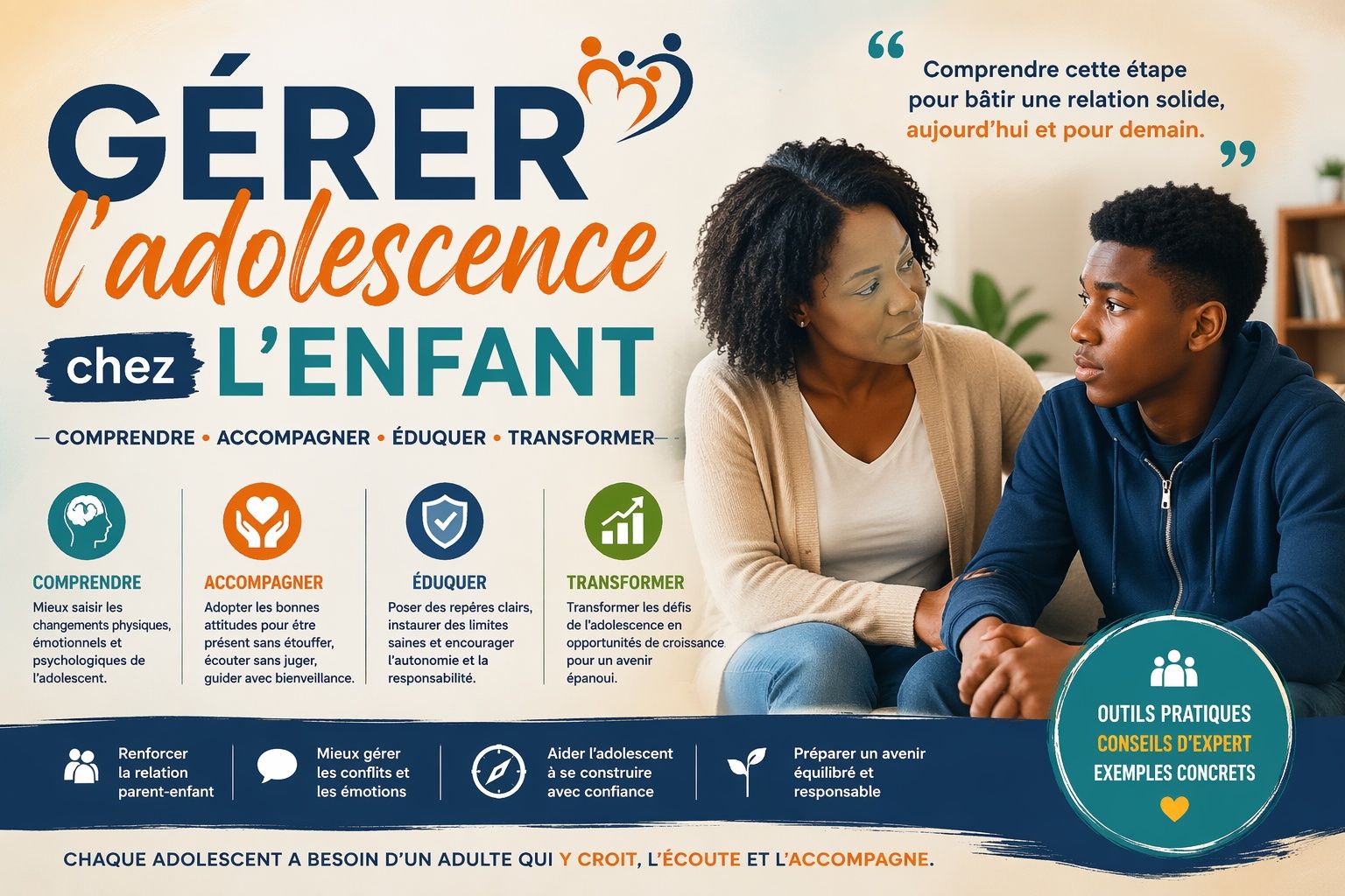 GÉRER L'ADOLESCENCE CHEZ L'ENFANT