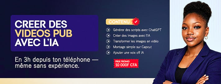 Crée tes vidéos pub avec l'IA en 3h depuis ton téléphone