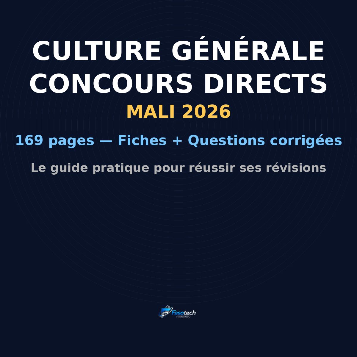 Culture Générale — Concours Directs Mali 2026