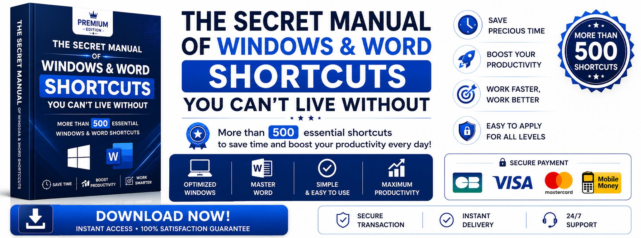 The Secret Manual of Windows & Word Shortcuts
