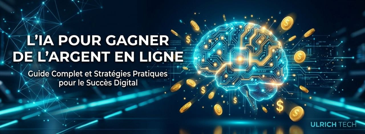 L'IA pour Gagner de l'Argent en Ligne  Le Guide Complet pour Débutants