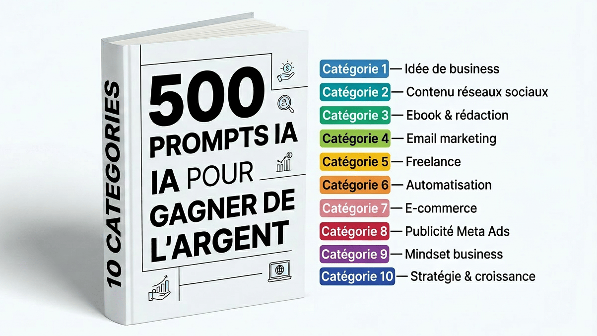 500 Prompts IA pour Créer ton Business en Ligne  Le Guide Complet