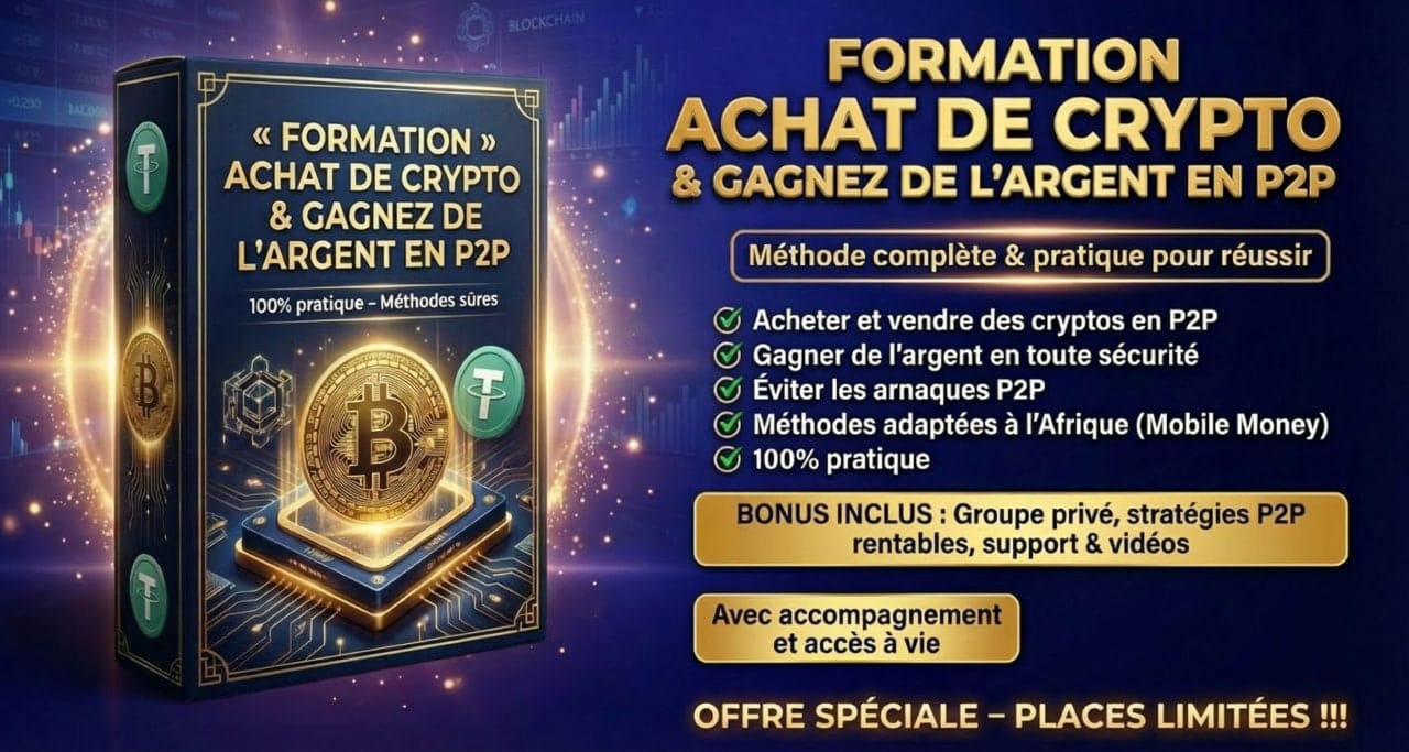 CRYPTO P2P CASH  Comment Transformer 50 000  en 500 000  par Mois depuis Ton Téléphone