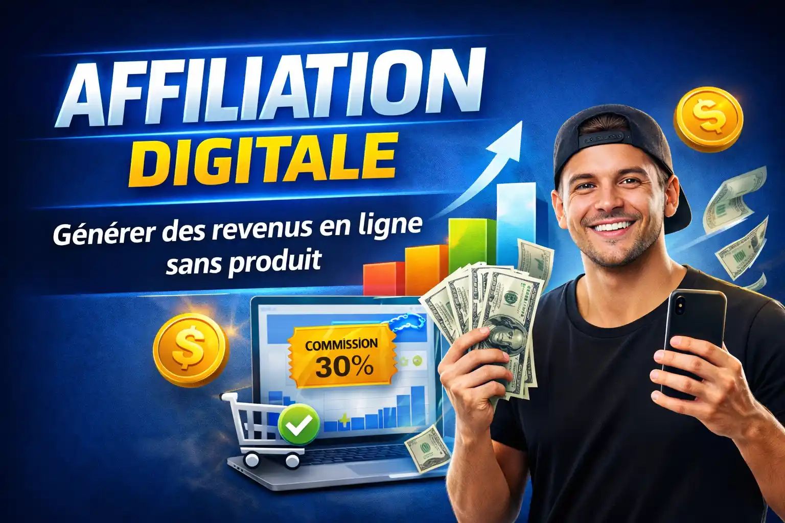 Affiliation Digitale — Génére 1000€ par mois en ligne sans créer de produit