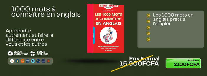 1000 mots A connaître en anglais