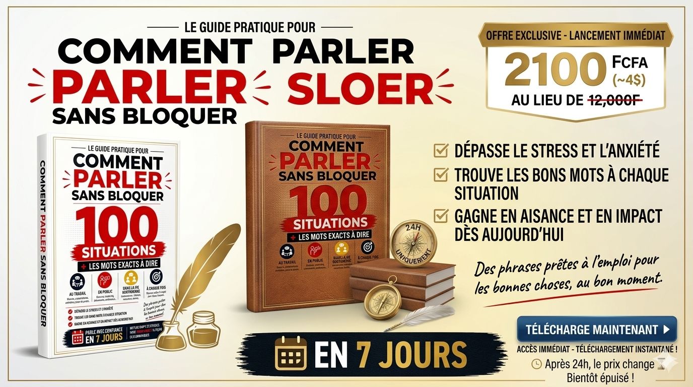 Comment parler sans bloquer 100 situations +mots justes a dit