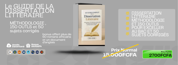 Dissertation littéraire