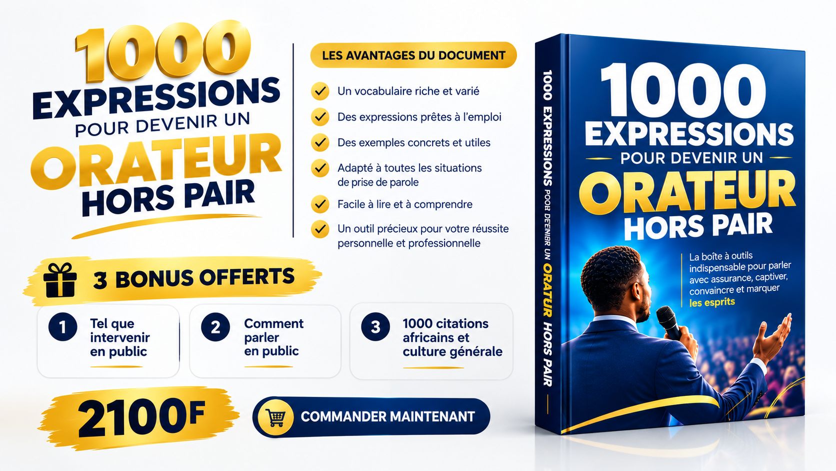 1000 expressions pour devenir un orateur hors pair
